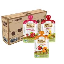 Kit Papinha Organica Natuzinho 3 sabores 9 meses 9 unids Kit Papinha Organica Natuzinho 3 sabores 9 meses 9 unids