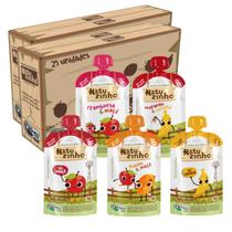 Kit Papinha Organica Natuzinho 5 sabores Bebe 25 unidades
