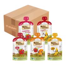 Kit Papinha Organica Natuzinho 5 sabores Bebe 45 unidades