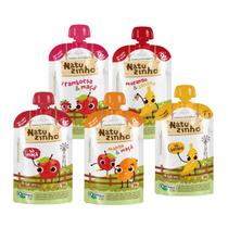 Kit Papinha Organica Natuzinho 5 sabores Bebe 5 unidades Kit Papinha Organica Natuzinho 5 sabores Bebe 5 unidades