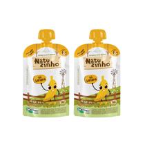 Kit Papinha Organica Natuzinho Banana Bebe 2 unidades