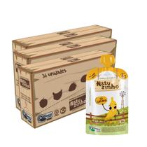 Kit Papinha Organica Natuzinho Banana Bebe 36 unidades