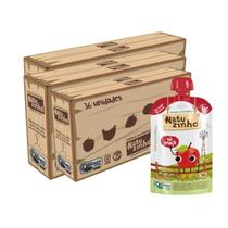 Kit Papinha Organica Natuzinho Maça Bebe 36 unidades