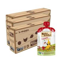 Kit Papinha Organica Natuzinho Morango Banana Bebe 36 unid