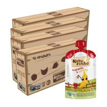 Kit Papinha Organica Natuzinho Morango Banana Bebe 48 unid Kit Papinha Organica Natuzinho Morango Banana Bebe 48 unid
