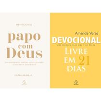 Kit: Papo com Deus (365 mensagens diárias) + Devocional Livre em 21 dias: Uma Jornada Para uma Vida Plena