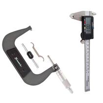 Kit Paquímetro Digital 6 Pol + Micrômetro Externo Analógico de 75 a 100MM MTX Kit Paquímetro Digital 6 Pol + Micrômetro Externo Analógico de 75 a 100MM MTX