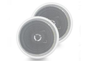 KIT Par 2 ARANDELAS LESON COAXIAL 5P 70W 8R REDONDA BRanca