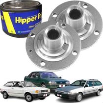 Kit Par 2 Cubo De Roda Dianteiro Hipper Freios Hfcd01 Ford