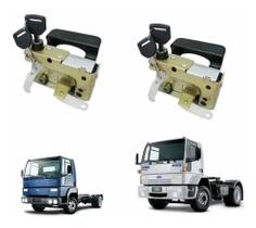 Kit Par 2 Fechadura Maçaneta Porta Ford Cargo 712 814 1317