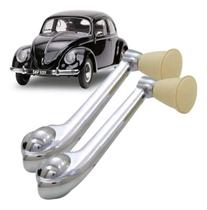 Kit Par 2 Maçaneta Manivela Marfim Fusca Karman Guia Kombi