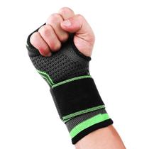 Kit Par 2 Munhequeira Compressão Tendinite Órtese Ajustável Pulso Para Jogador Basquete LE6102