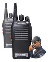 Kit Par 2 Radio Baofeng 777s Walk Talk 16 Canais - Preto