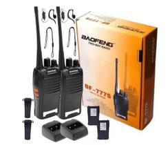 Kit Par 2 Radio Baofeng 777s Walk Talk Comunicador 16 Canais