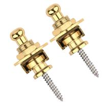 Kit Par 2 Trava Correia Strap Lock Dourado Roldana Guitarra Baixo Violao Ukulele Cor Dourada Profiss Kit Par 2 Trava Correia Strap Lock Dourado Roldana Guitarra Baixo Violao Ukulele Cor Dourada Profiss