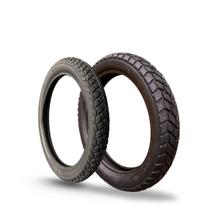 Kit Par 90/90-21 Dianteiro + 120/80-18 Traseiro Black Tyres