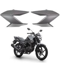 Kit Par Aba Tanque Guia de Ar Fosco Ys Fazer 150 Cinza 2018 Todos Modelos Kit Par Aba Tanque Guia de Ar Fosco Ys Fazer 150 Cinza 2018 Todos Modelos