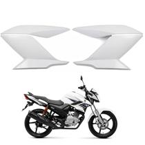 Kit Par Aba Tanque Guia de Ar Metálico Ys Fazer 150 Branco 2014 2015 2016 2017 2018 Kit Par Aba Tanque Guia de Ar Metálico Ys Fazer 150 Branco 2014 2015 2016 2017 2018