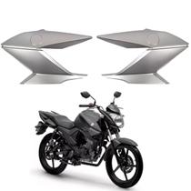 Kit Par Aba Tanque Guia de Ar Ys Fazer 150 Prata Fosco 2019 Todos Modelos