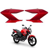 Kit Par Aba Tanque Guia de Ar Ys Fazer 150 Vermelho Metálico 2014 2015 Kit Par Aba Tanque Guia de Ar Ys Fazer 150 Vermelho Metálico 2014 2015