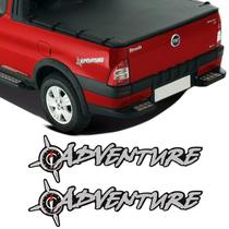 Kit Par Adesivo Emblema Adventure Fiat Strada Palio Doblo Kit Par Adesivo Emblema Adventure Fiat Strada Palio Doblo