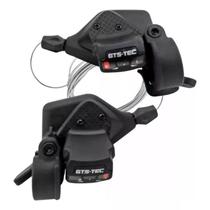 Kit Par Alavanca Bike 27v Passador Marcha Cambio 3x9v Rapid