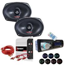 KIT PAR ALTO FALANTE HARD POWER 6x9 POL 200W RÁDIO 7 CORES + MÓDULO TARAMPS KIT PAR ALTO FALANTE HARD POWER 6x9 POL 200W RÁDIO 7 CORES + MÓDULO TARAMPS