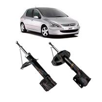 Kit par amortecedor dianteiro direito esquerdo - peugeot 307 2001 a 2012 - kit01188