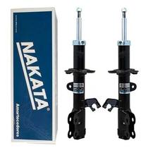Kit par amortecedor dianteiro direito esquerdo - versa 2011 a 2017 - kit01097