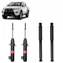 Kit par amortecedores dianteiros traseiros - l200 triton 2006 a 2010 - kit01100