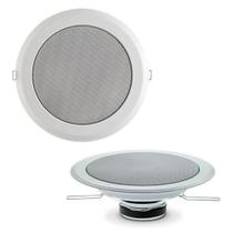 Kit Par Arandelas coaxiais redondas brancas de 6 polegadas 25w RMS 8 OHMS LeSon - 2LS00078B