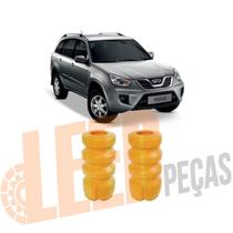 Kit Par Batente Amortecedor Traseiro Chery Tiggo 2011 2012 2013 2014 2015