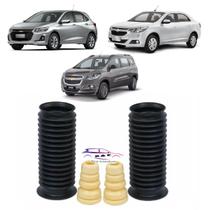 Kit Par Batente Coifa Da Suspensão Amortecedor Dianteiro Gm Onix Cobalt Novo Prisma Spin