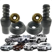 Kit Par Batente Coxim Coifa e Rolamento do Amortecedor Dianteira Renault Logan Sendero 4x2 1.0 1.4 1.6