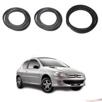 Kit Par Borrachas Porta e Porta Mala Peugeot 206 207 2 Pts