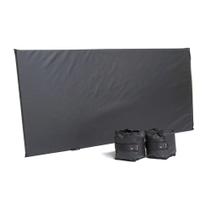 Kit Par Caneleira Básica 1kg Rosa + 1 Colchonete 90x42x2