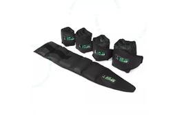 Kit Par Caneleira Tornozeleira KL Master Fitness 1 a 5 kg