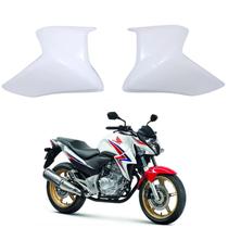 Kit Par Carenagem Aba Aleta Guia Ar Tanque Branco Ross Honda Cb300r 2014 Kit Par Carenagem Aba Aleta Guia Ar Tanque Branco Ross Honda Cb300r 2014