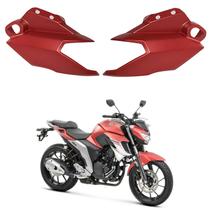 Kit Par Carenagem Bananinha Farol Fazer 250 Fz25 2018 2019 vermelho fosco