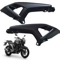 Kit Par Carenagem Rabeta Traseira Fazer 250 Fz25 2022 Preto fosco