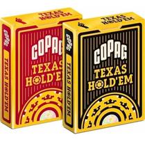 Kit Par De Baralhos Texas Holdem Vermelho E Preto Copag
