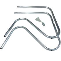 Kit Par De Braço Em Alumínio Slim Com Bucha Para Poltrona Kit Par De Braço Em Alumínio Slim Com Bucha Para Poltrona