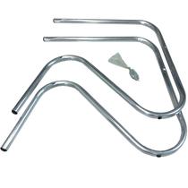 Kit Par De Braço Em Alumínio Slim Com Bucha Para Poltrona Kit Par De Braço Em Alumínio Slim Com Bucha Para Poltrona