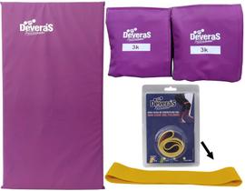 kit par de caneleira academia tornozeleira peso 3 kg colchonete para ginastica e mini band elástico musculação kit par de caneleira academia tornozeleira peso 3 kg colchonete para ginastica e mini band elástico musculação