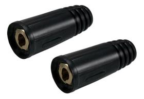 Kit Par de Conector Engate Rápido para Inversora de Solda 13mm Fêmea - Para Cabo Kit Par de Conector Engate Rápido para Inversora de Solda 13mm Fêmea - Para Cabo