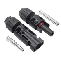 Kit Par De Conector Mc4 Para Paineis Solares