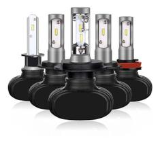 Kit Par De Lâmpadas Ultra Led 6500K H1 H3 H4 H7 12V 24V 32V