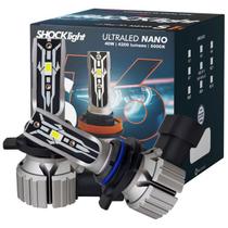 Kit Par De Lâmpadas Ultraled Shocklight S16 Nano 40w Encaixe 9012 Automotivo 6000k