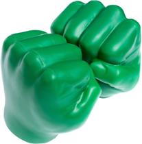 Kit Par De Luvas Hulk Verde Criança Infantil- Toy Master