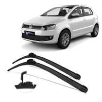 Kit Par Dianteiro Palheta Limpador de Parabrisa Vw Fox 2003 2004 2005 2006 2007 2008 2009 2010 2011 2012